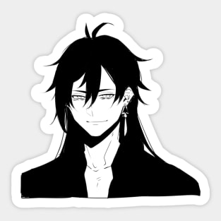 Genshin Impact - Dark Zhongli Sticker